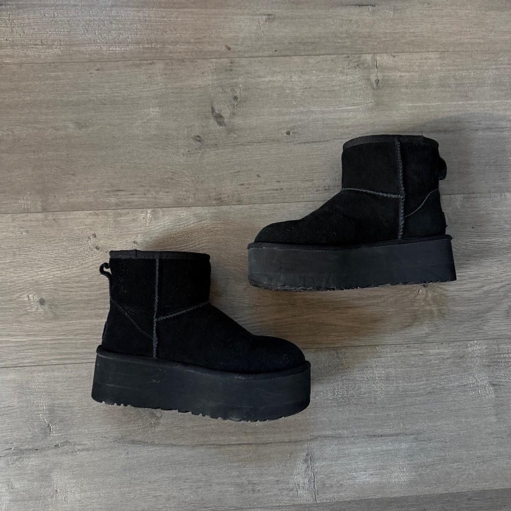 UGG Black Platform Winter Boots - image 3